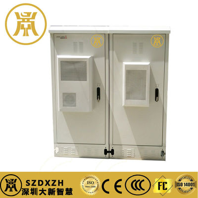 2 compartimentos gabinete de alimentação exterior IP55 gabinete de bateria de reserva com arrefecimento