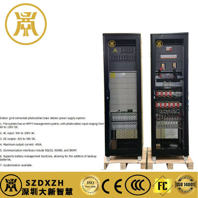 Armário de armazenamento de energia interior Armário de alimentação de corrente contínua de 48 V para estação base