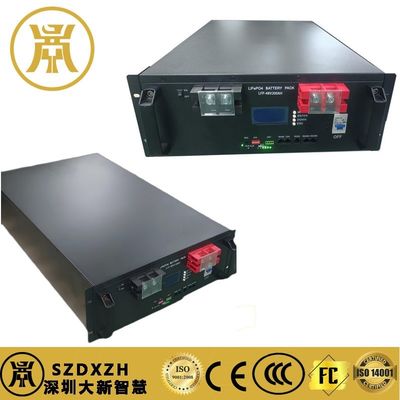IP20 Bateria de Fósforo de Ferro de Lítio 150AH Montar Rack Bateria 48v Construída em Ventilação